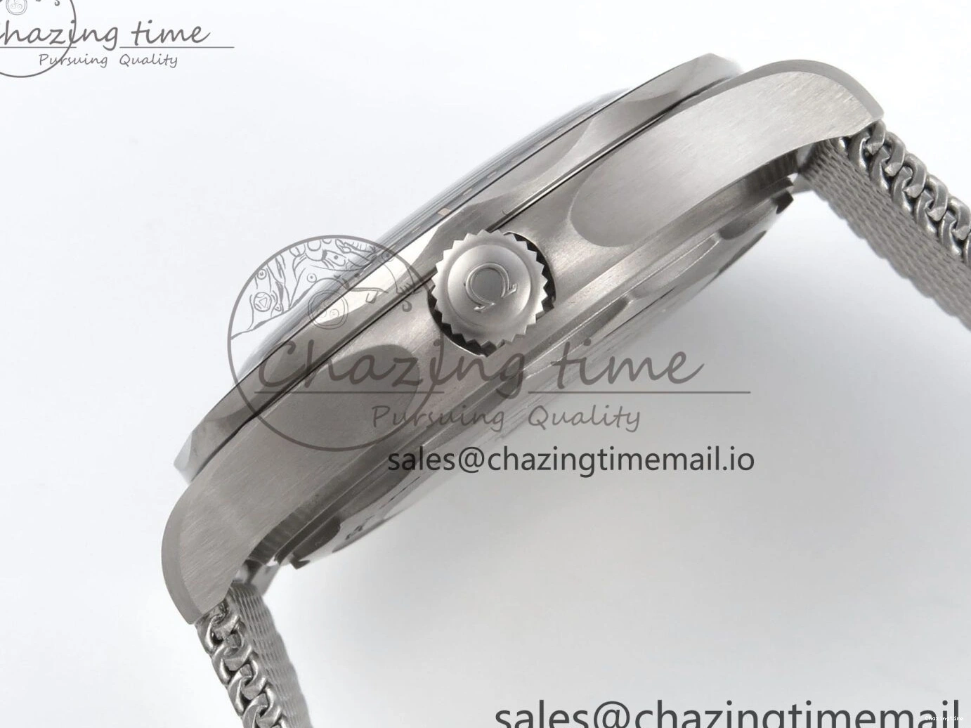 0423 Original Seamaster 300 “No Time to Die” Limited Edition VSF 1:1 Best Edition on SS Mesh Bracelet A8806(Free Nato) V 7679